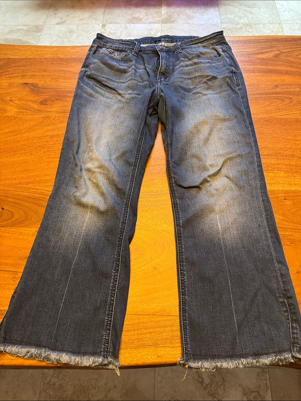 KanCan Dark Blue Denim Jeans - Interior Label Detail